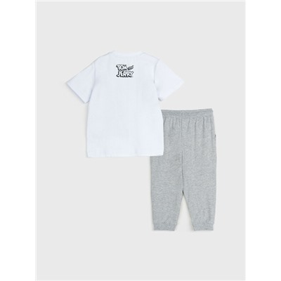 Комплект детский трикотажный для мальчиков: фуфайка (футболка), брюки