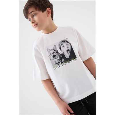 Фуфайка трикотажная для мальчиков (футболка) PLAYTODAY, 1242476