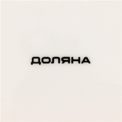 Блюдо Доляна «Зелёный сад», 28×14.5×2 см, фарфор, белое