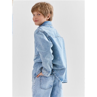 КУРТКА ДЖИНСОВАЯ ДЛЯ МАЛЬЧИКОВ 2026-1DJB1002-1t