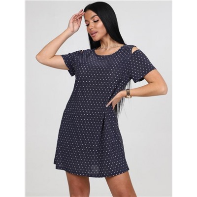 Платье "Блайнд" (Темно-синий)