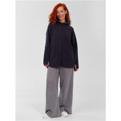 Толстовка флисовая "РОУЗ" (Темно-серый)