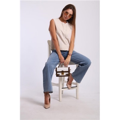 Жилет костюмный ZADUMOV №4 (Светло-бежевый)