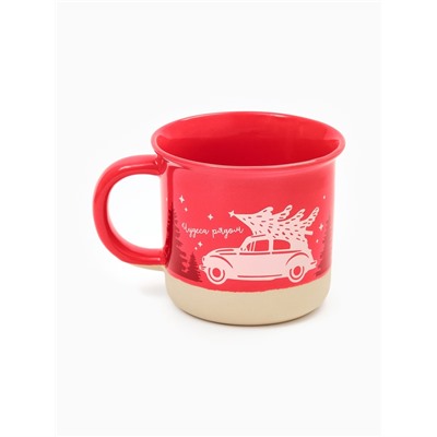 Кружка новогодняя керамическая «Чудеса рядом», 400 мл, ручная работа