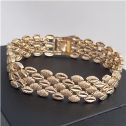 Браслет на руку ювелирной бижутерии Итальянское золото (покрытие желтое 14к), арт.213.959