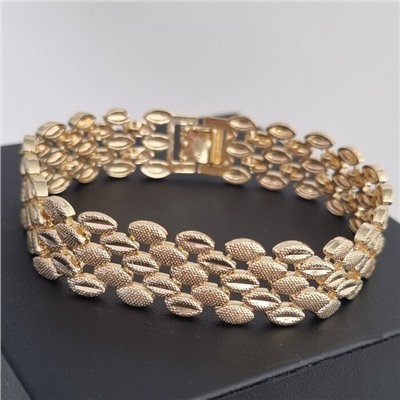 Браслет на руку ювелирной бижутерии Итальянское золото (покрытие желтое 14к), арт.213.959