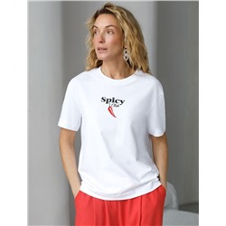 VILATTE Футболка D49.145