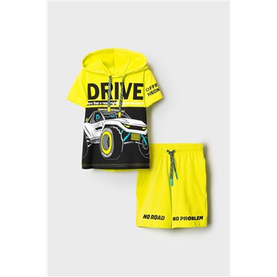 Комплект трикотажный для мальчиков: фуфайка (футболка), шорты PLAYTODAY, 1239631