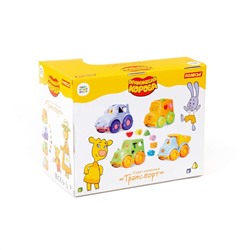 Полесье Игрушка развивающая "Оранжевая корова" "Автобус" (в коробке)