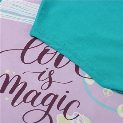 Платье домашнее женское Ohana market, бирюзовое, размер 56