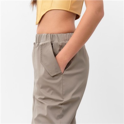 Брюки женские карго MIST, серые, размер 44-46 (М)