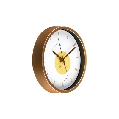 Часы настенные классические «Лица», бесшумные, плавный ход, d=20 см, от батарейки 1×АА