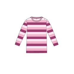 Фуфайка детская трикотажная для девочек (футболка с длинными рукавами)