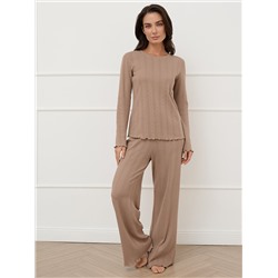 Omsa Пижама OmD 0244D POINTELLE Пижама жен. (Лонгслив+Брюки широкие с гульфиком), СО