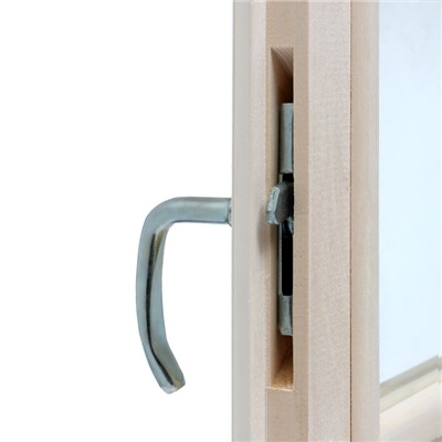 Окно деревянное для бани, 40×50 см, двойное стекло, «Добропаровъ»