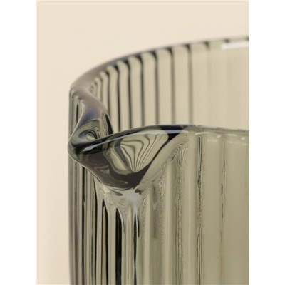 Кувшин SL Home «Модерн», 1.2 л, 19.5×13×18.5 см, стекло, графитовый