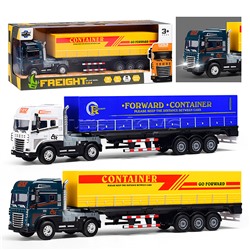 Машина "Фура" 1:24 (свет,звук) в коробке