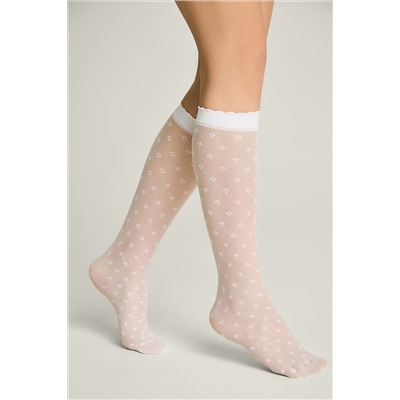 CONTE Гольфы с геометрическим рисунком VIOLA CONTE ELEGANT, 1234366