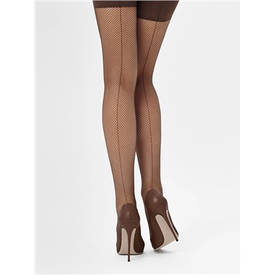 Minimi Чулки autoreg. MISTERY LINEA RETE Чулки (сетка со швом по ноге)