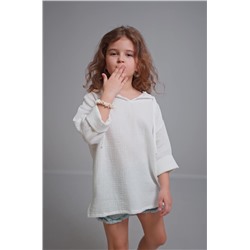 Детская хлопковая пляжная туника из муслина Happyfox