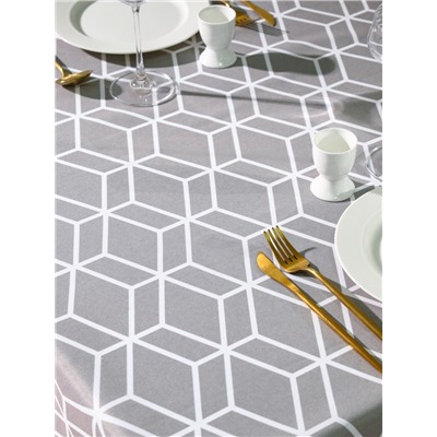 Скатерть «Доляна» Hexagon, 145×180 см, 100% п/э