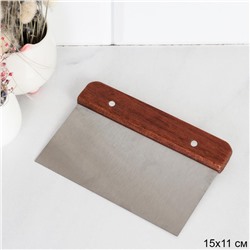 Шпатель нож для теста 15 см металл / G-669 /уп 240/