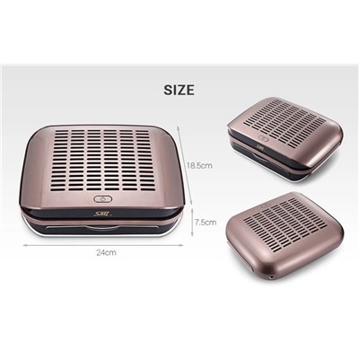 SML Пылесос для маникюра / C1 Deep pink, 68 Вт, темно-розовый 13947