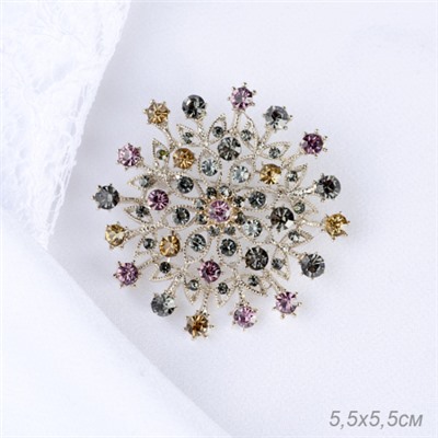 Брошь Цветок / GM273-50 /уп 12/