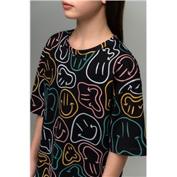 Детская футболка оверсайз Happyfox