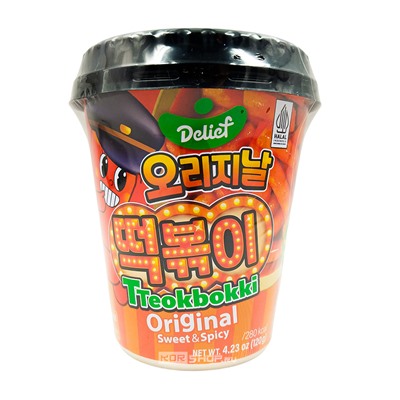 Токпокки в оригинальном сладко-остром соусе Delief, Корея, 120 г Акция