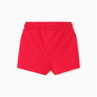 Шорты для девочки Always pretty, красные, рост 122-128 см