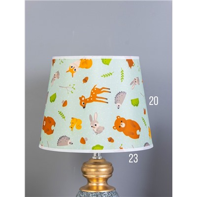 Настольная лампа «Ламина» Е14 40 Вт зелено-золотой RISALUX