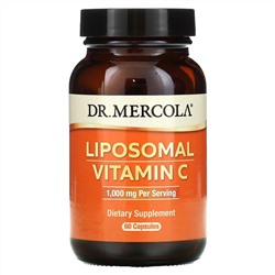 Dr. Mercola, липосомальный витамин С, 1000 мг, 60 капсул