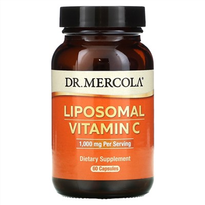 Dr. Mercola, липосомальный витамин С, 1000 мг, 60 капсул