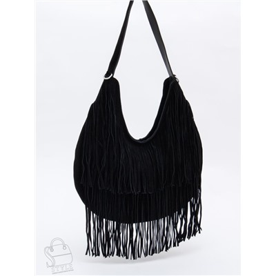 Сумка женская кожаная 5876P black Polina&Eiterou