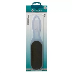 Zinger Тёрка педикюрная двусторонняя абразивная / Classic RA-66, 100/180 грит, белый 3208