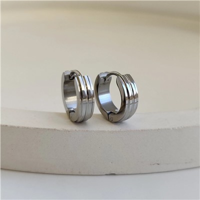 Серьги из стали