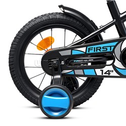 Велосипед 14" Rocket First, цвет черный