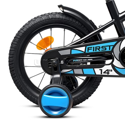 Велосипед 14" Rocket First, цвет черный