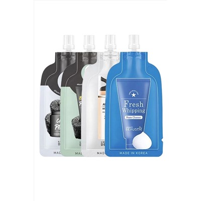 Beausta Набор для ухода за кожей лица: очищение + увлажнение, 4 шт.,15 мл x 2, 20 мл x 2 KRISTALLER, 1182050