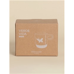 Кружка SL Home «Бабочка», 520 мл, 13.5×9.6×9.8 см, керамика, белая