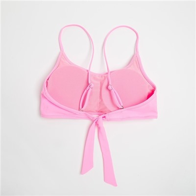 Топ купальный с завязками на спине женский MINAKU, размер 42, розовый