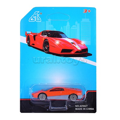 Набор машин "Гоночный заезд" на листе