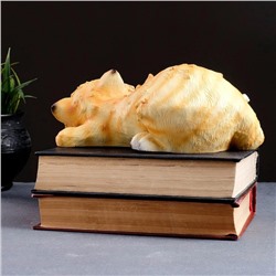 Садовая фигура из гипса «Спящий Кот», 15×23×13 см