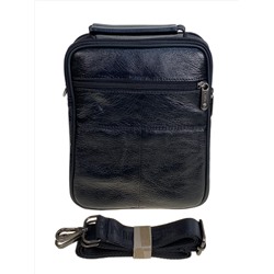 Сумка мужская из натуральной кожи, цвет черный