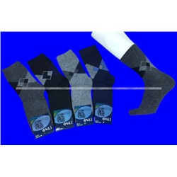 Термоноски мужские собачья шерсть БОЛЬШОЙ РОМБ арт. 1602