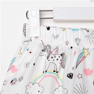 Шорты женские KAFTAN Unicorn, размер 40-42, белые