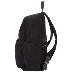 Рюкзак LOREX ERGONOMIC M7 BLACK VELVET 20 л черный 45х15х30 см 1 отделение, молния, универсальный