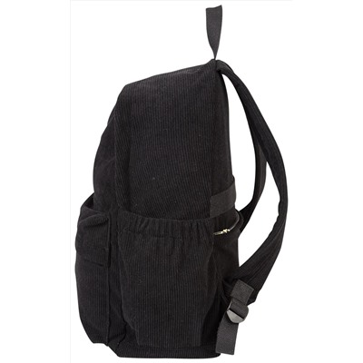 Рюкзак LOREX ERGONOMIC M7 BLACK VELVET 20 л черный 45х15х30 см 1 отделение, молния, универсальный