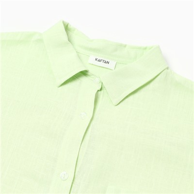 Пижама женская (рубашка, брюки) KAFTAN Lime series, размер 44-46